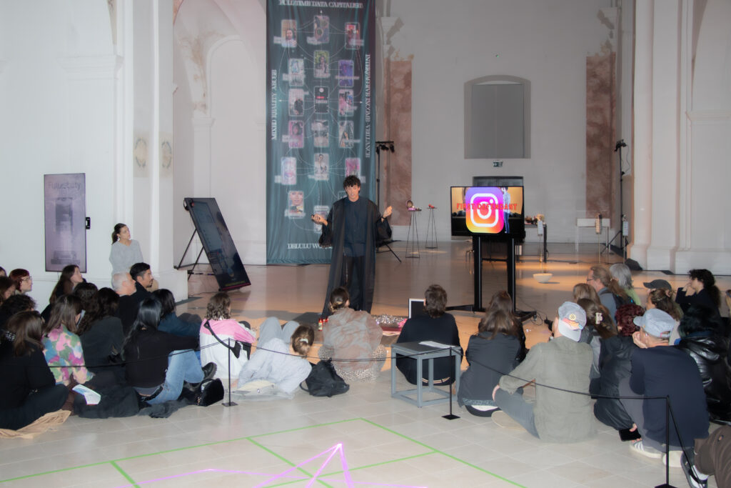 Iteration 3 in MFRU 2025 in Maribor. Pedro preaching in the Minoriti Church.